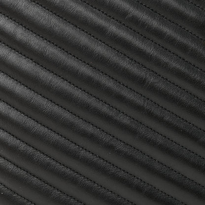 Saint Laurent Calfskin Matelasse Chevron Monogram Document Holder Black 12 of 15