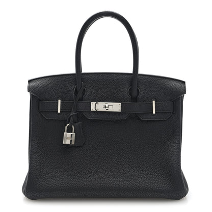 Hermes Togo BIRKIN 30 Black 1 of 10