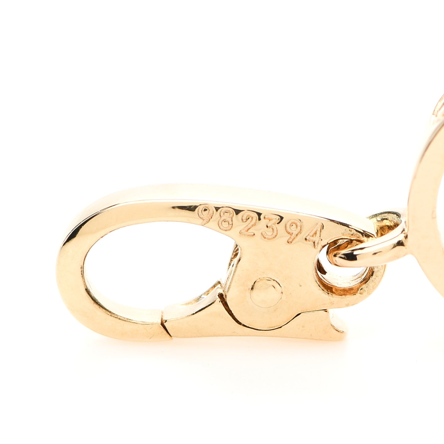 18K Yellow Gold LOVE Ring Charm