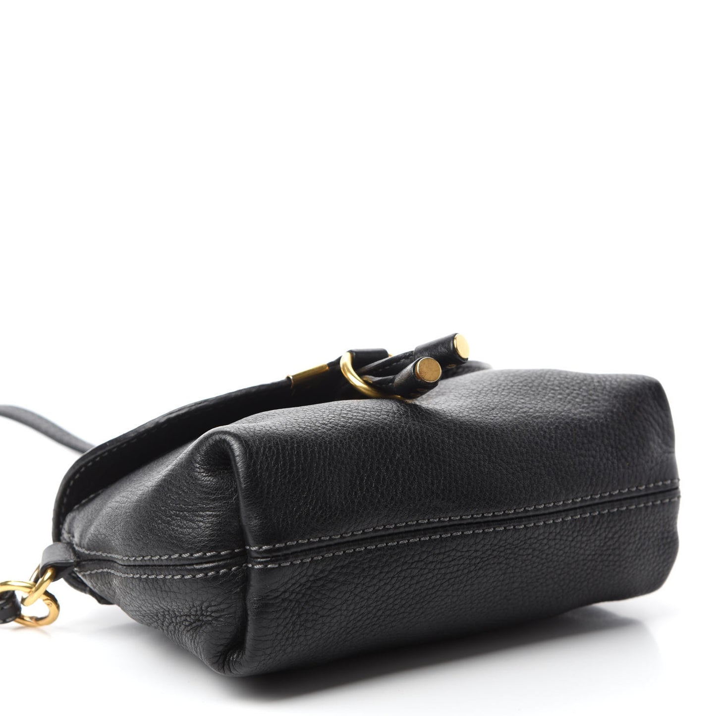 Calfskin Marcie Pochette Crossbody Bag Black