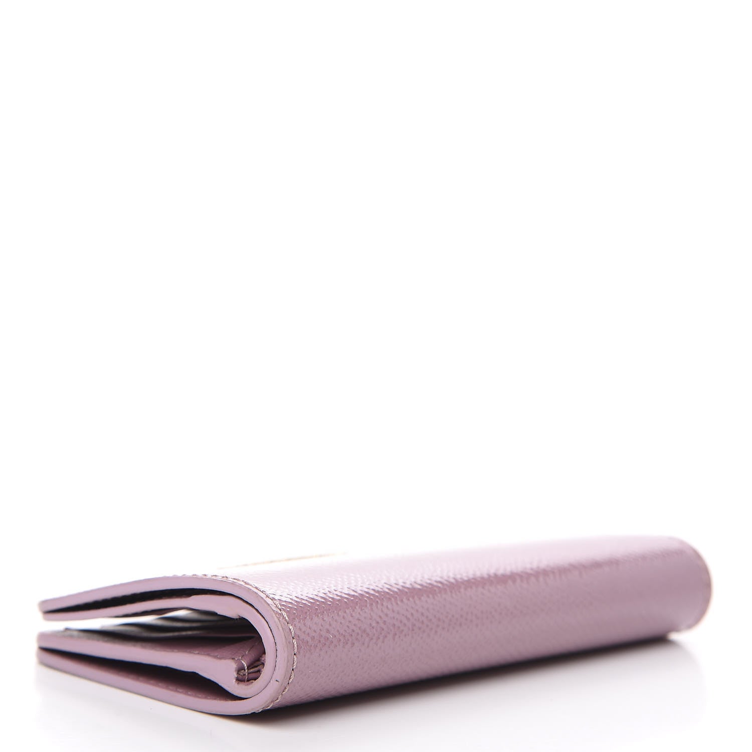 Burberry Patent London Bi-Fold Compact Wallet Pink 3 of 5