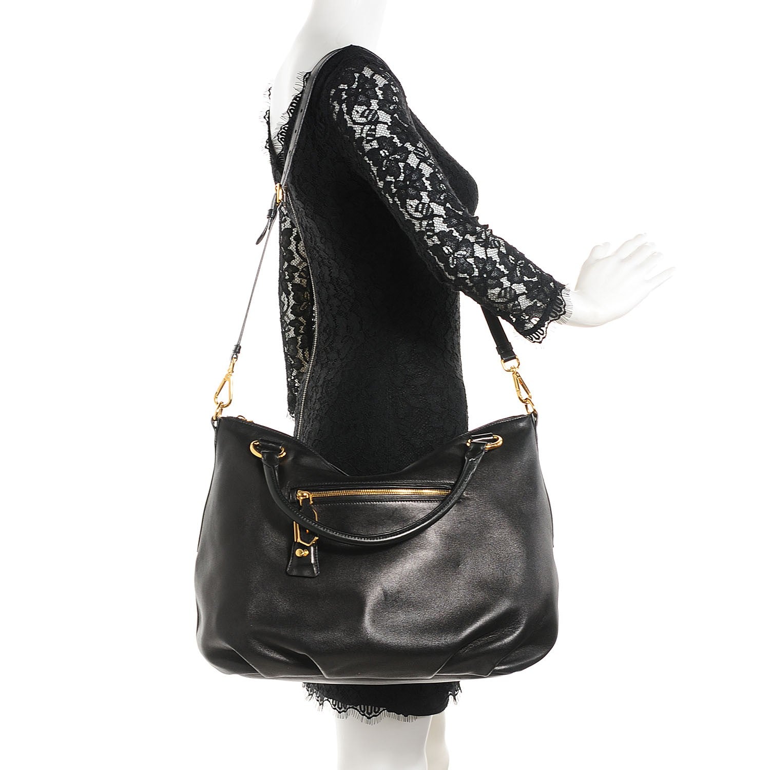 Prada Nappa Shoulder Bag Nero Black 2 of 9