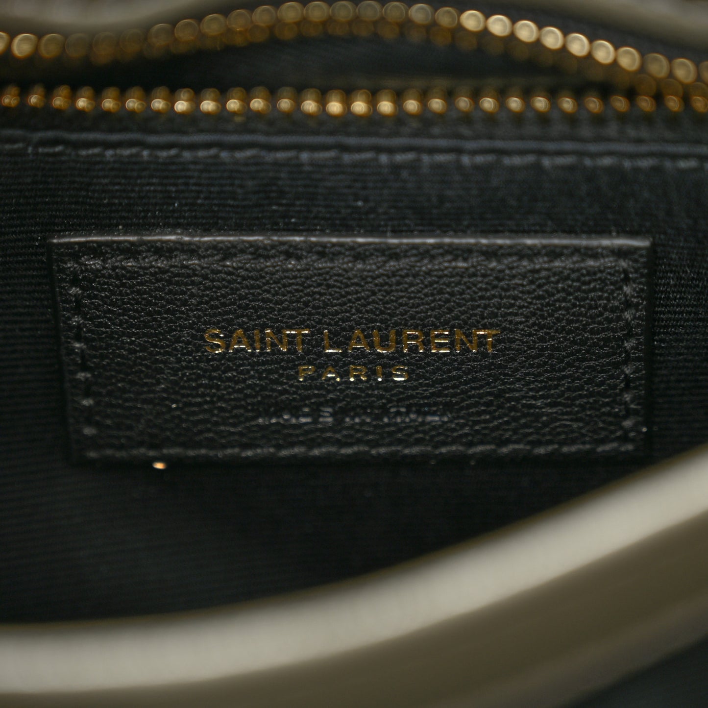 Calfskin Y Quilted Monogram Toy Loulou Crossbody Bag Grey Kaki