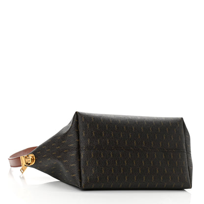Saint Laurent Canvas Smooth Calfskin Le Monogramme Crossbody Bag Chestnut 4 of 9