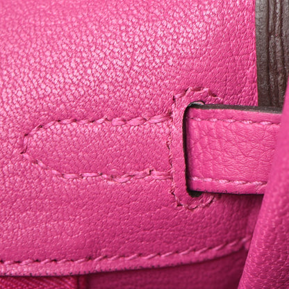 Hermes Togo Birkin 25 Rose Pourpre 17 of 36