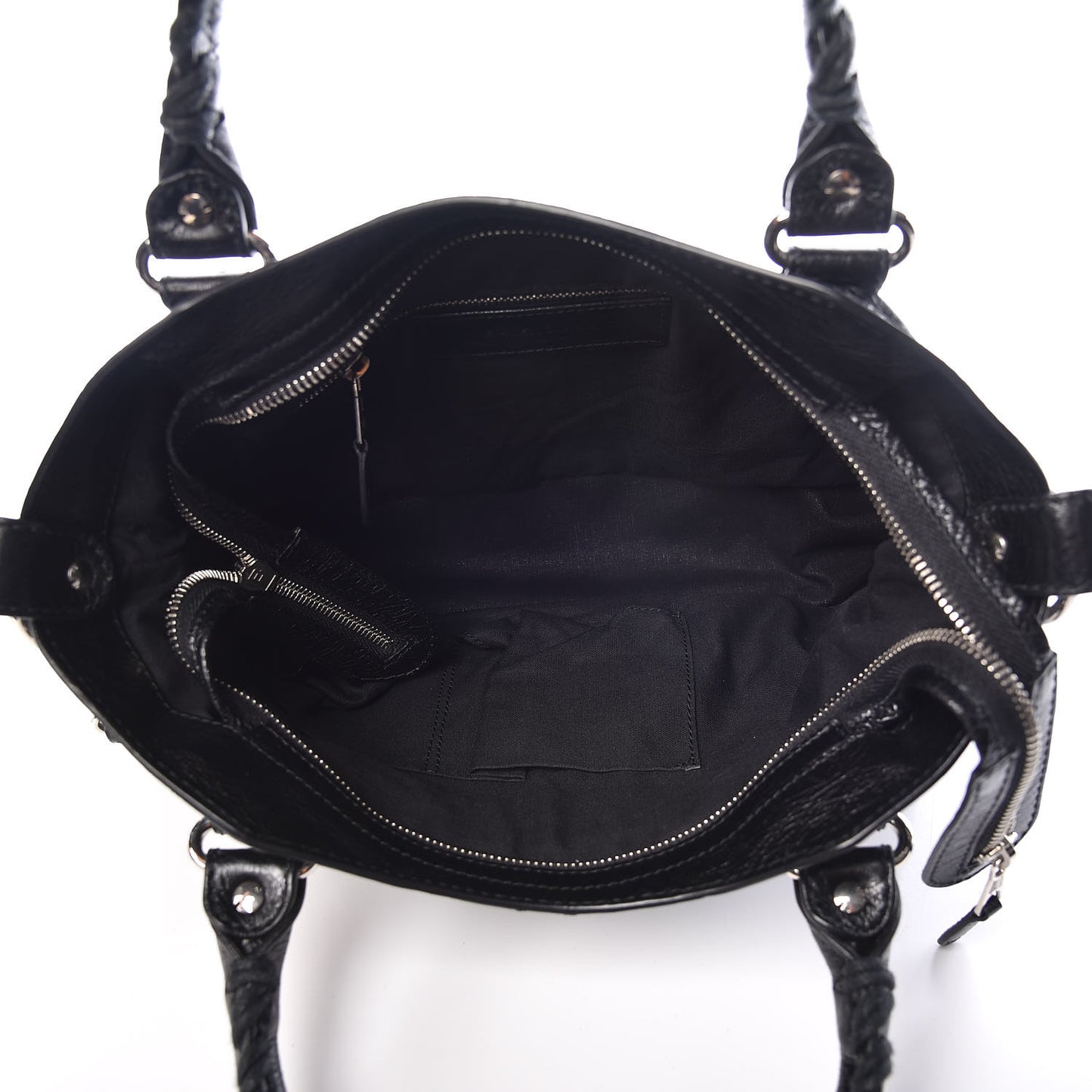 Agneau Giant 12 Silver Hardware Town Black