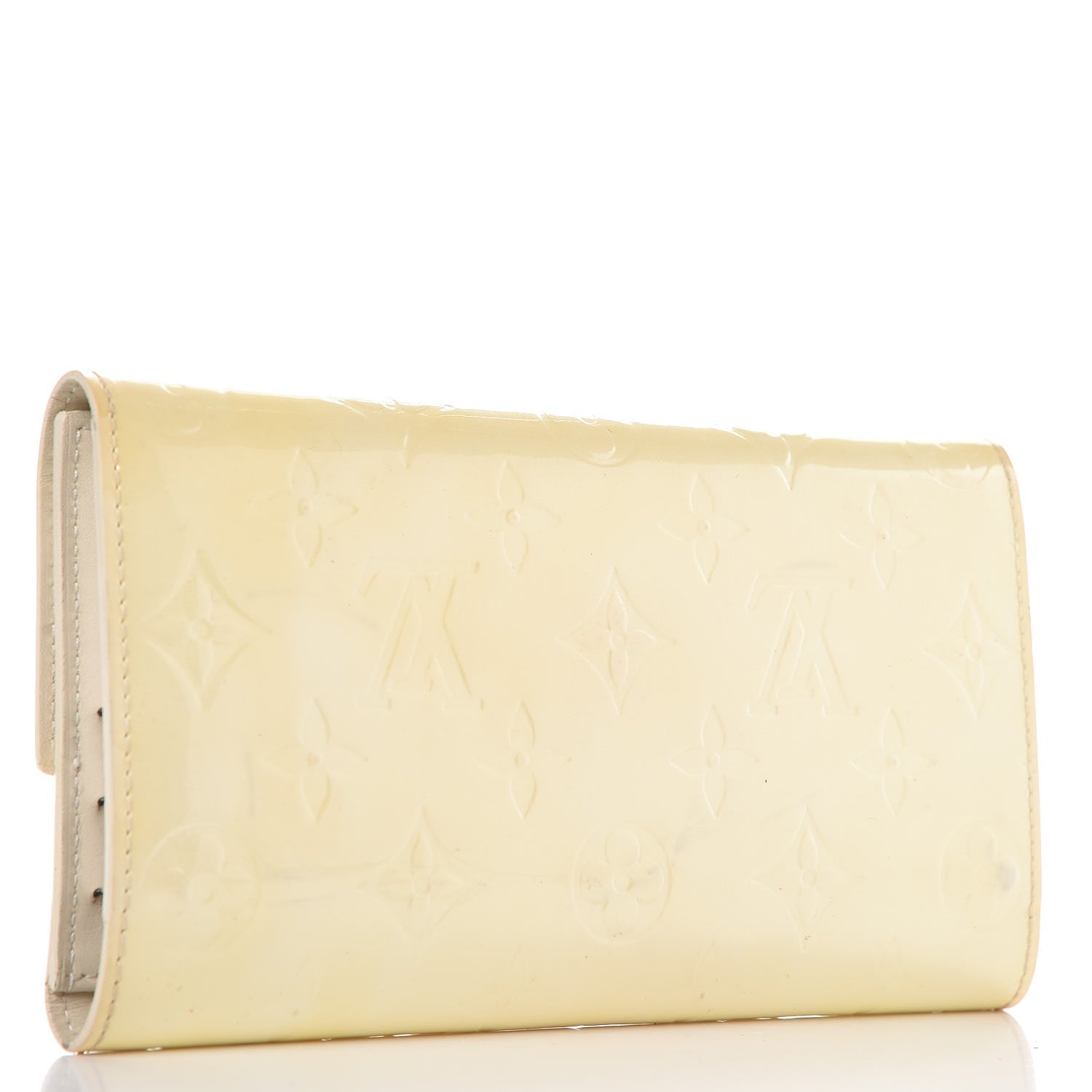 Louis Vuitton Vernis Porte Tresor International Wallet Perle 3 of 13