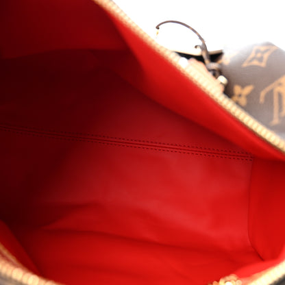 Louis Vuitton Monogram Speedy Soft Crafty 30 Red 5 of 9
