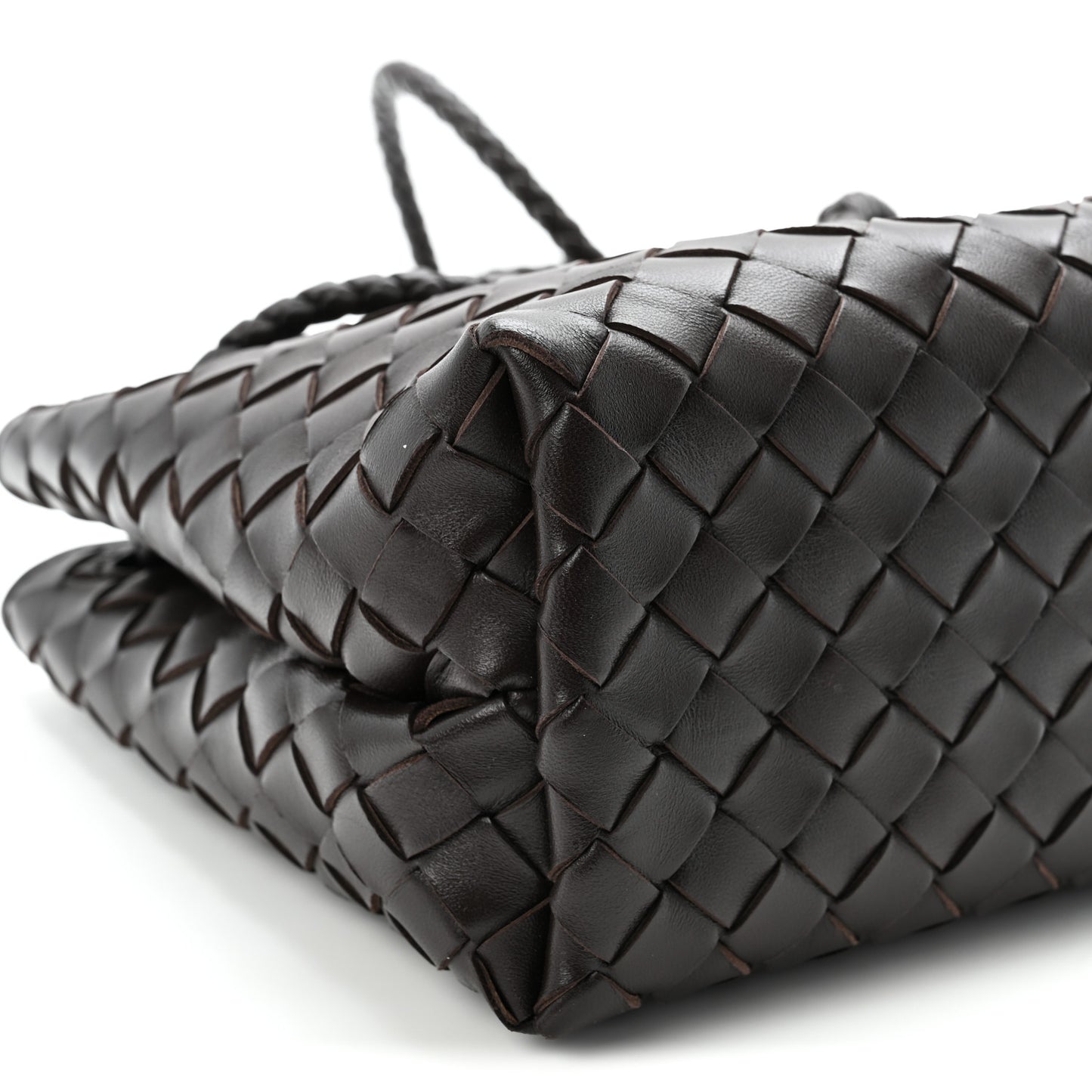 Nappa Intrecciato Small Andiamo Shoulder Bag Fondant