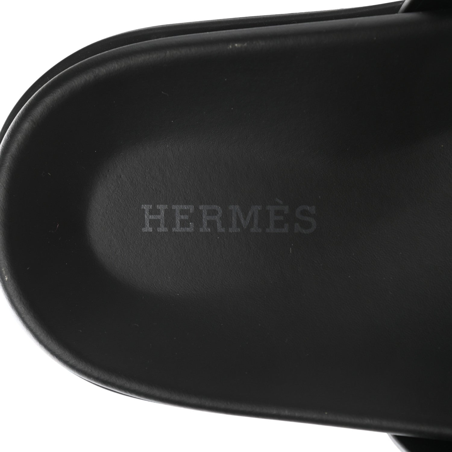Hermes Calfskin Womens Chypre Sandals 40.5 Black 7 of 8