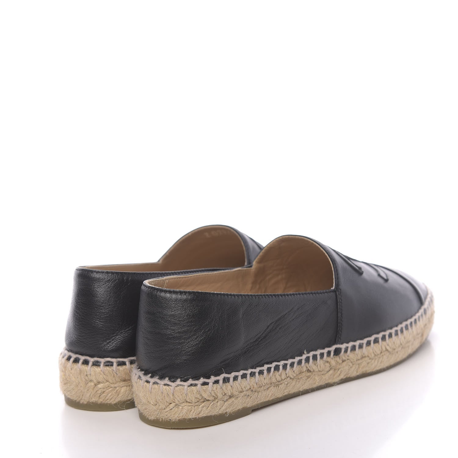 Chanel Lambskin CC Espadrilles 39 Black 4 of 10