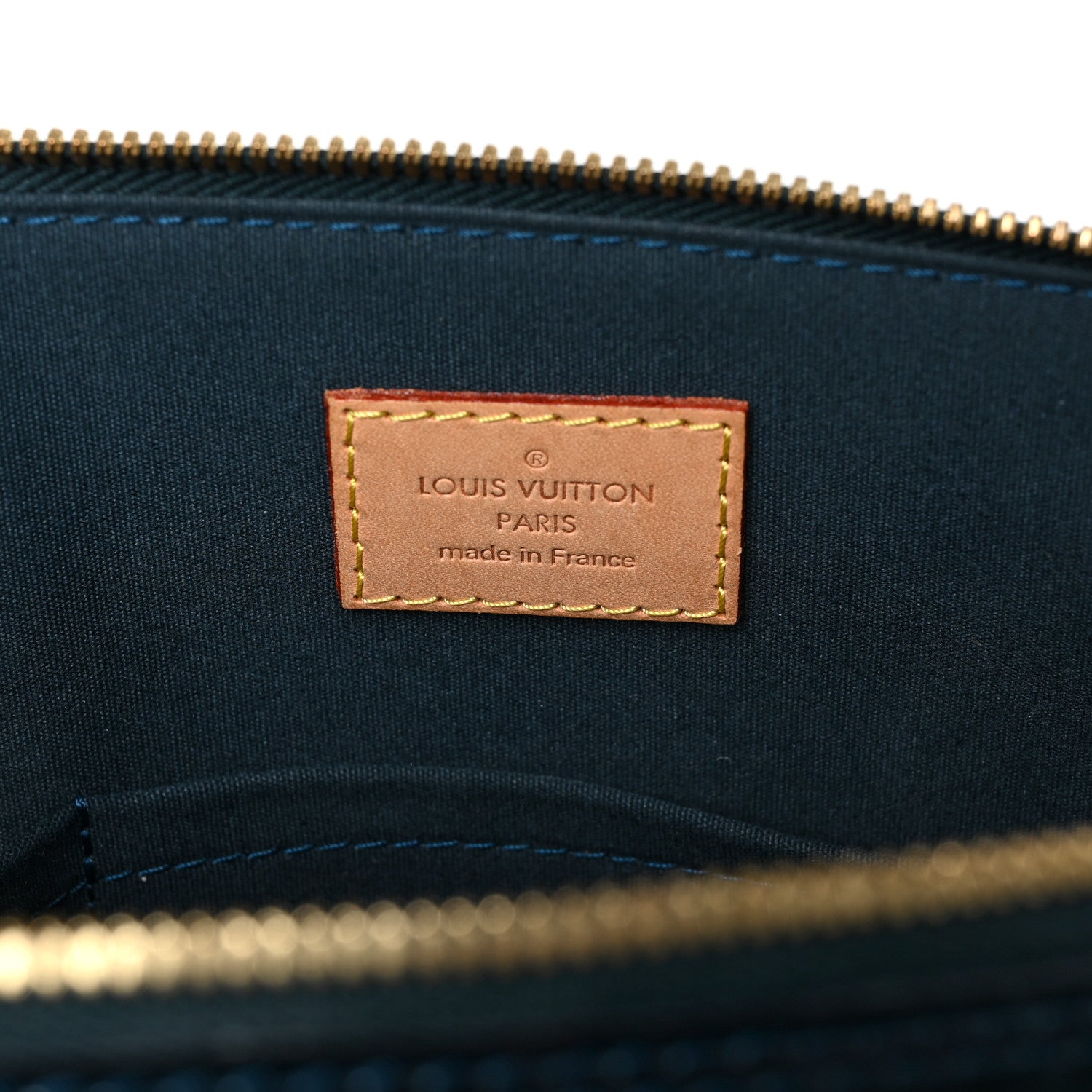 Louis Vuitton Vernis Alma PM Blue Nuit 5 of 7