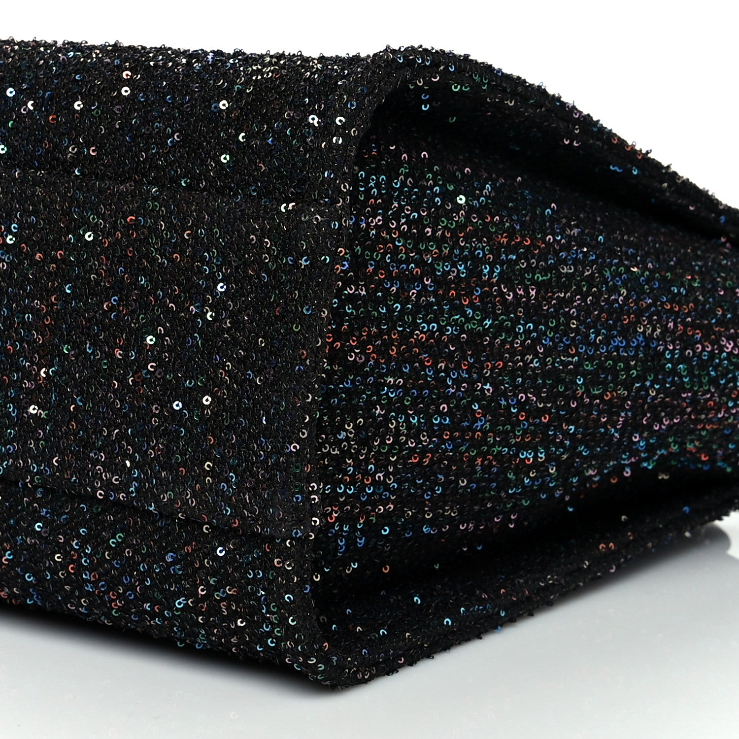 Chanel Calfskin Sequin Small Deauville Tote Black 10 of 10