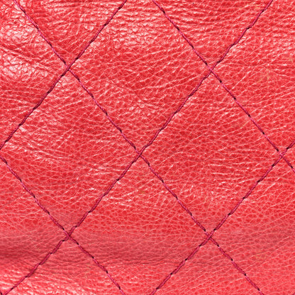Chanel Glazed Calfskin Large On The Road Tote Red 7 of 16