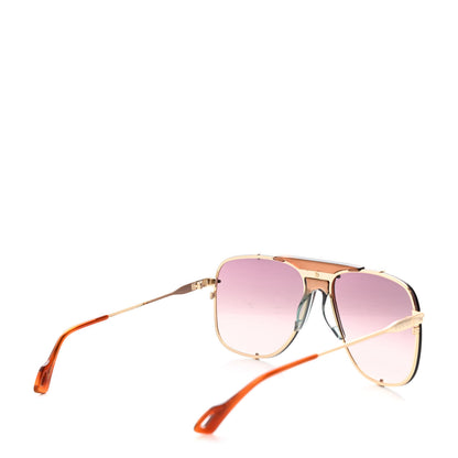 Gucci Metal Square Frame Sunglasses GG0739S Brown 4 of 8