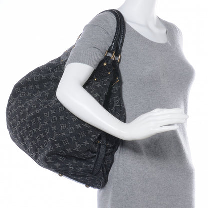Louis Vuitton Denim Mahina XL Black 2 of 7