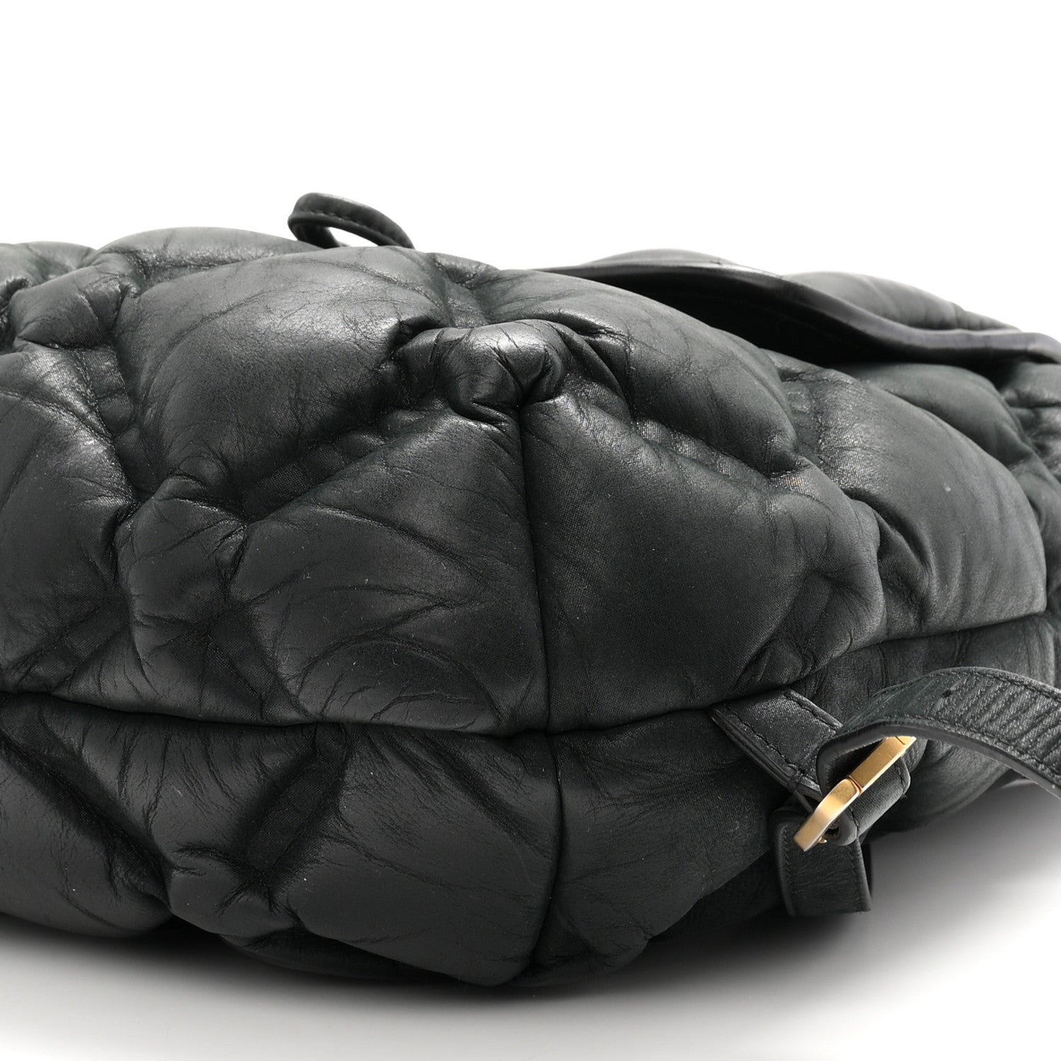 Chanel Iridescent Calfskin Quilted Chesterfield Backpack Black 11 of 11