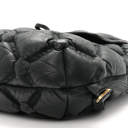 Chanel Iridescent Calfskin Quilted Chesterfield Backpack Black 11 of 11