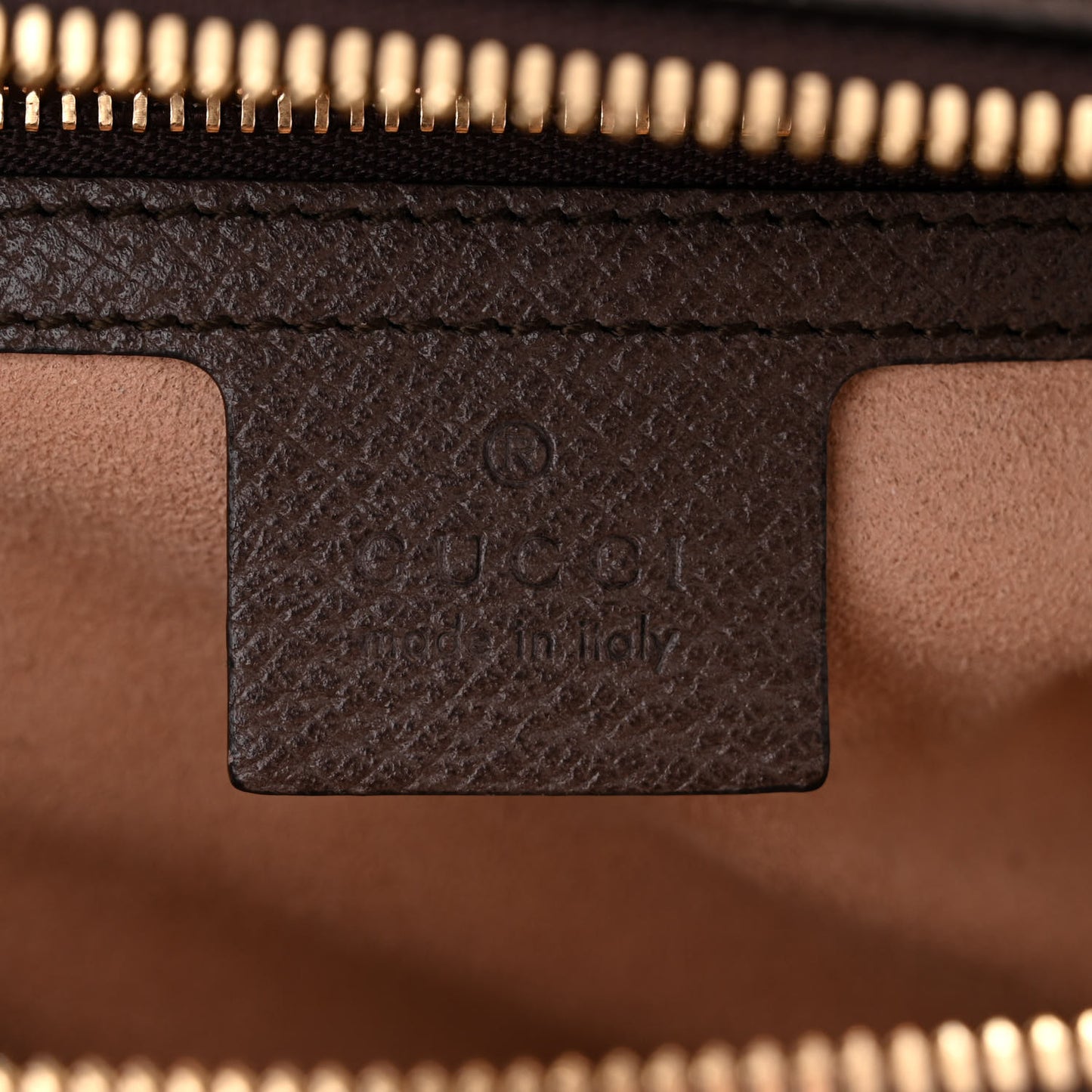 GG Supreme Monogram Web Small Ophidia Top Handle Shoulder Bag Brown