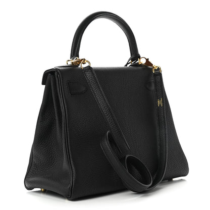 Hermes Togo Kelly Retourne 28 Black 3 of 13