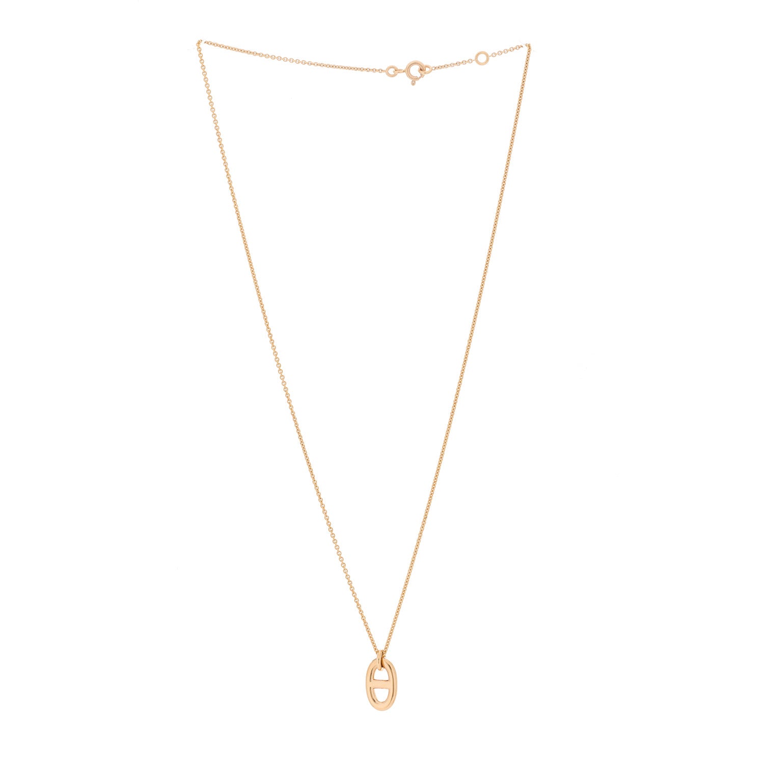 Hermes 18K Rose Gold PM Farandole Pendant Necklace 3 of 6
