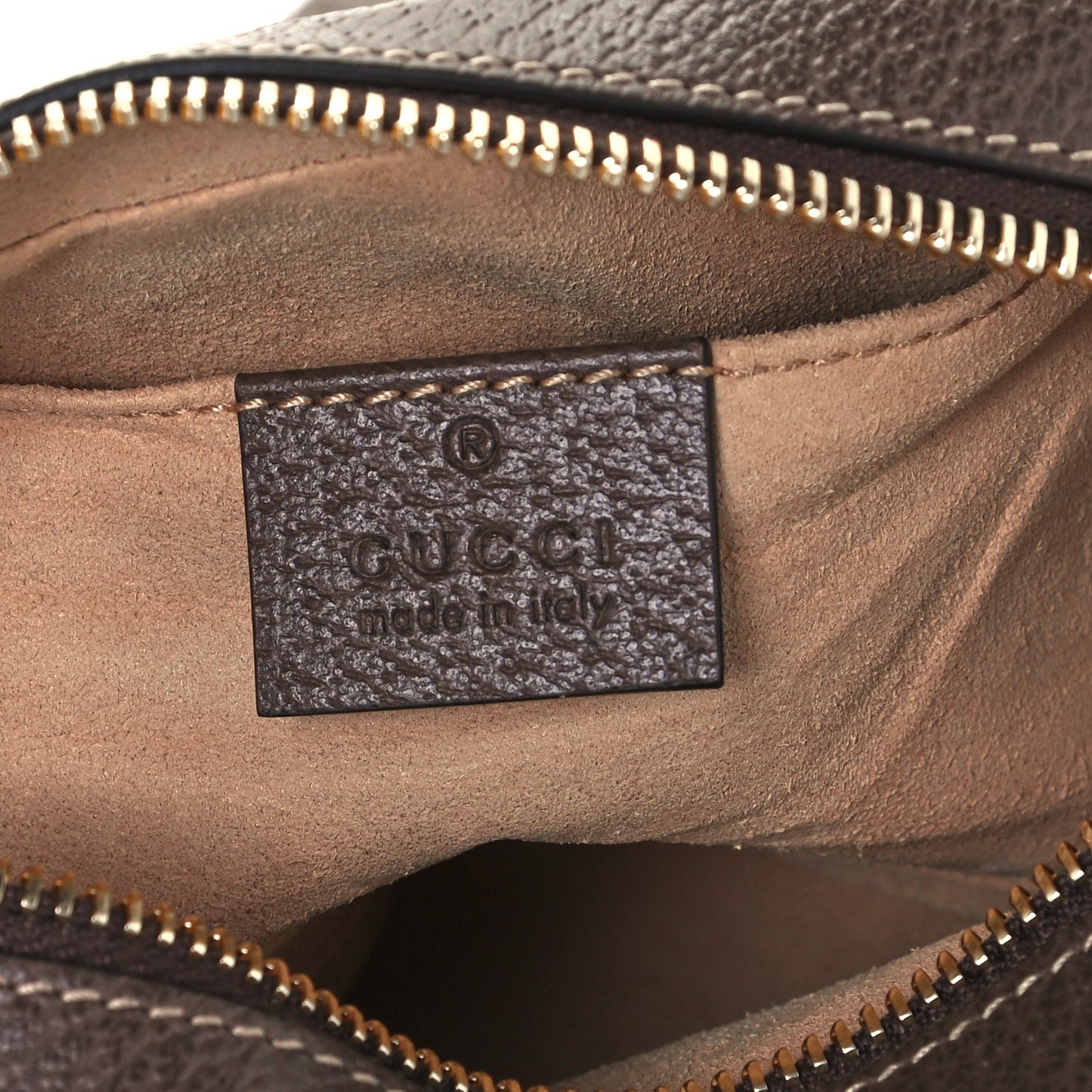 GG Supreme Monogram Web Mini Ophidia Shoulder Bag Brown