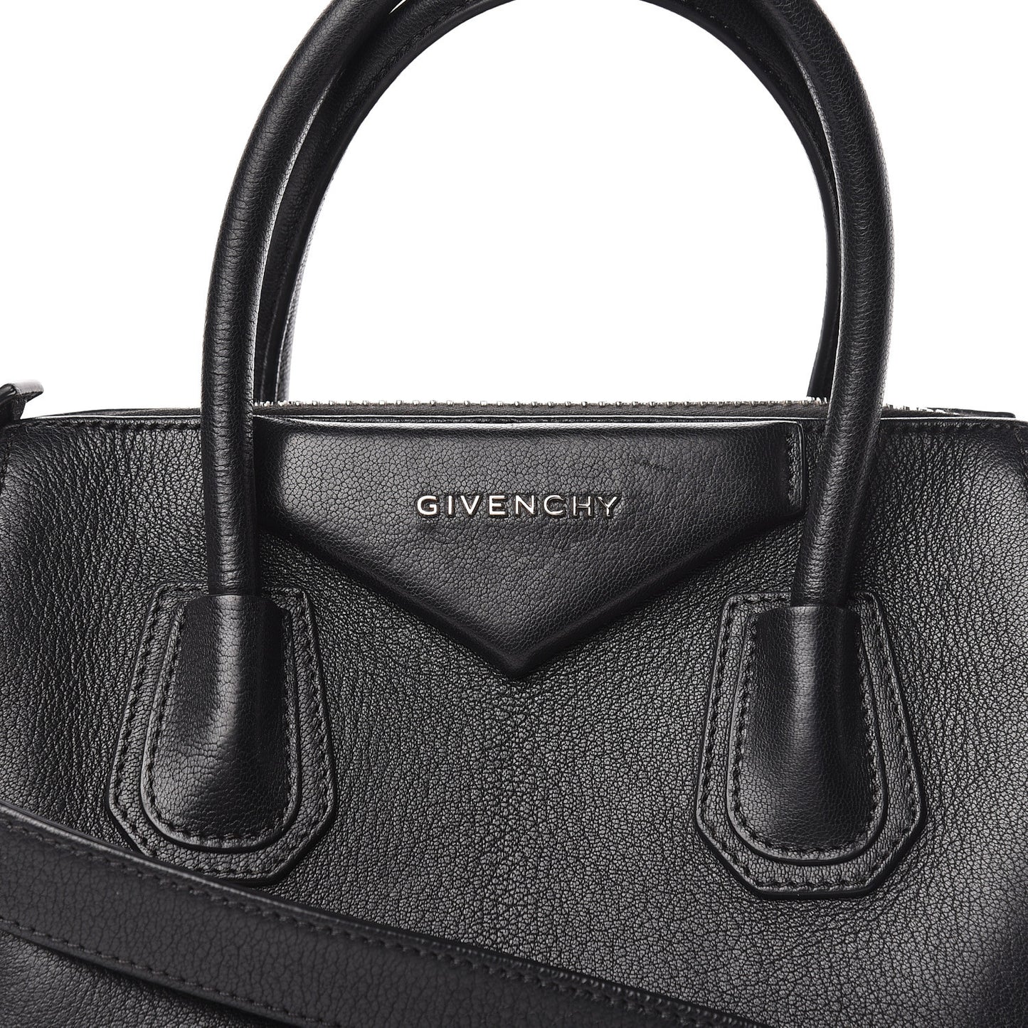 Sugar Goatskin Small Antigona Black
