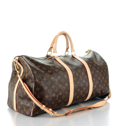 Louis Vuitton Monogram Keepall Bandouliere 55 3 of 8