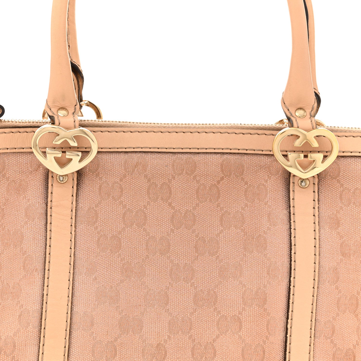 Gucci Metallic Monogram Small Lovely Heart Pink 8 of 15
