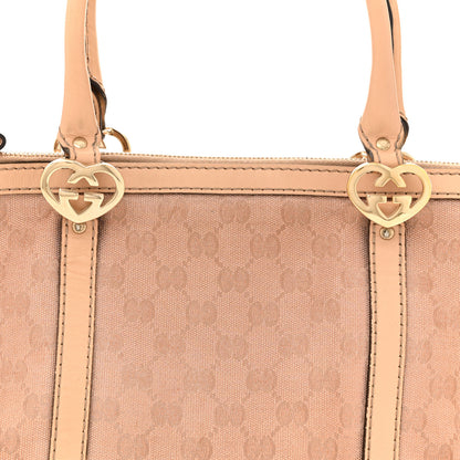 Gucci Metallic Monogram Small Lovely Heart Pink 8 of 15