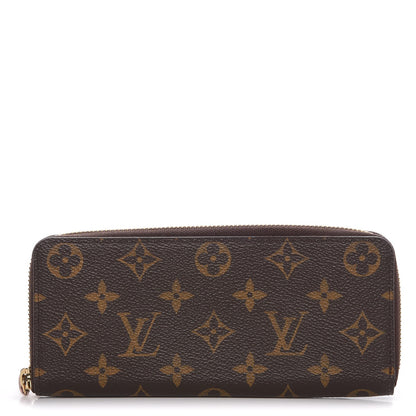 Louis Vuitton Monogram Clemence Wallet Rose Ballerine 1 of 10