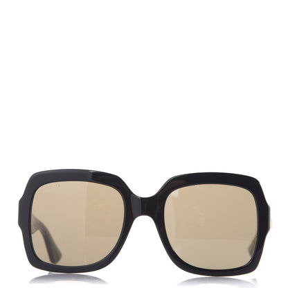 Gucci Oversize Square Web GG 0036S Sunglasses Black 3 of 7