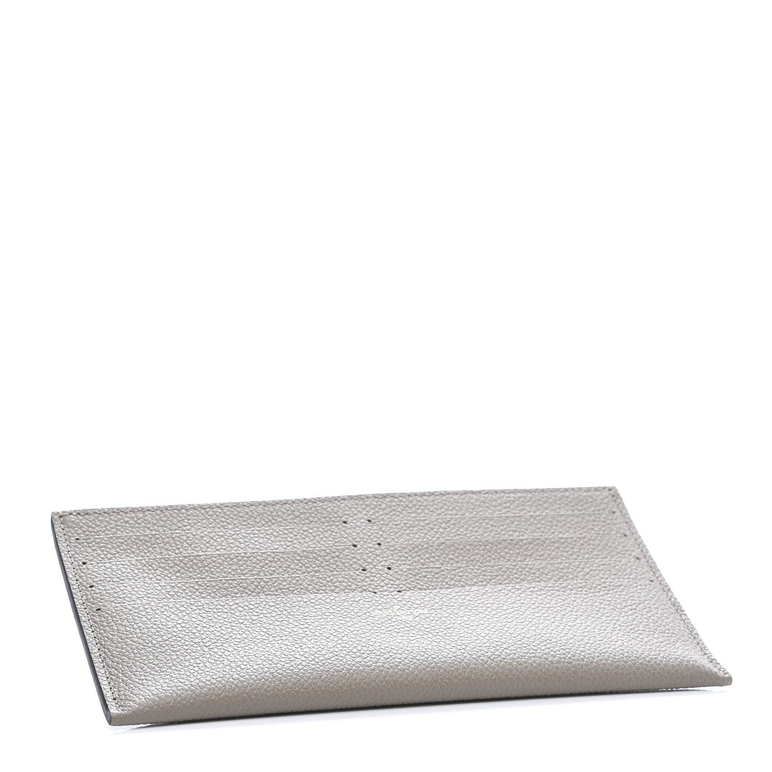 Louis Vuitton Calfskin Felicie Chain Wallet Card Holder Insert Tourterelle 4 of 7