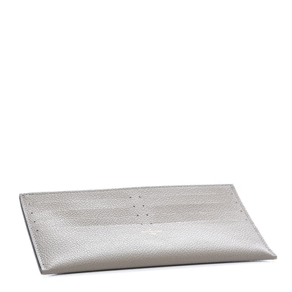 Louis Vuitton Calfskin Felicie Chain Wallet Card Holder Insert Tourterelle 4 of 7