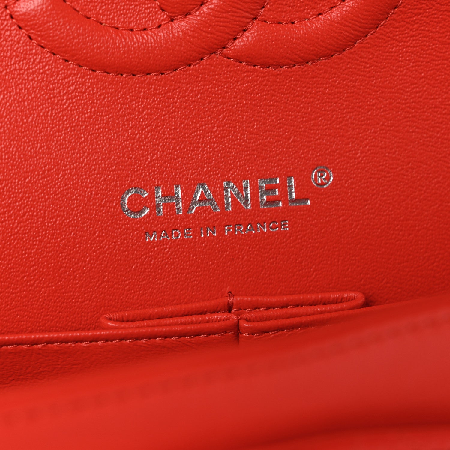Chanel Lambskin Quilted Medium Double Flap Red 6 of 9