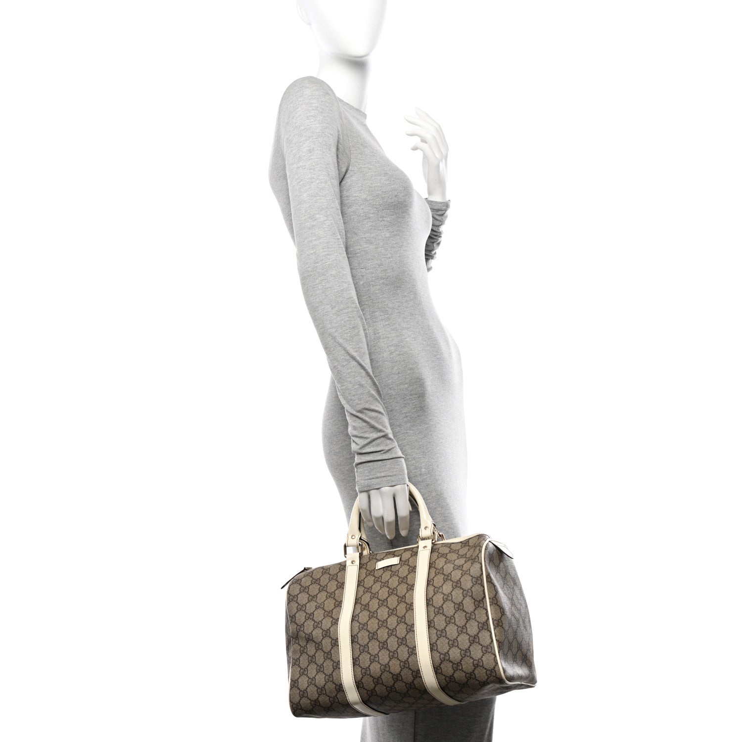 Gucci GG Plus Monogram Medium Joy Boston Off White 2 of 15