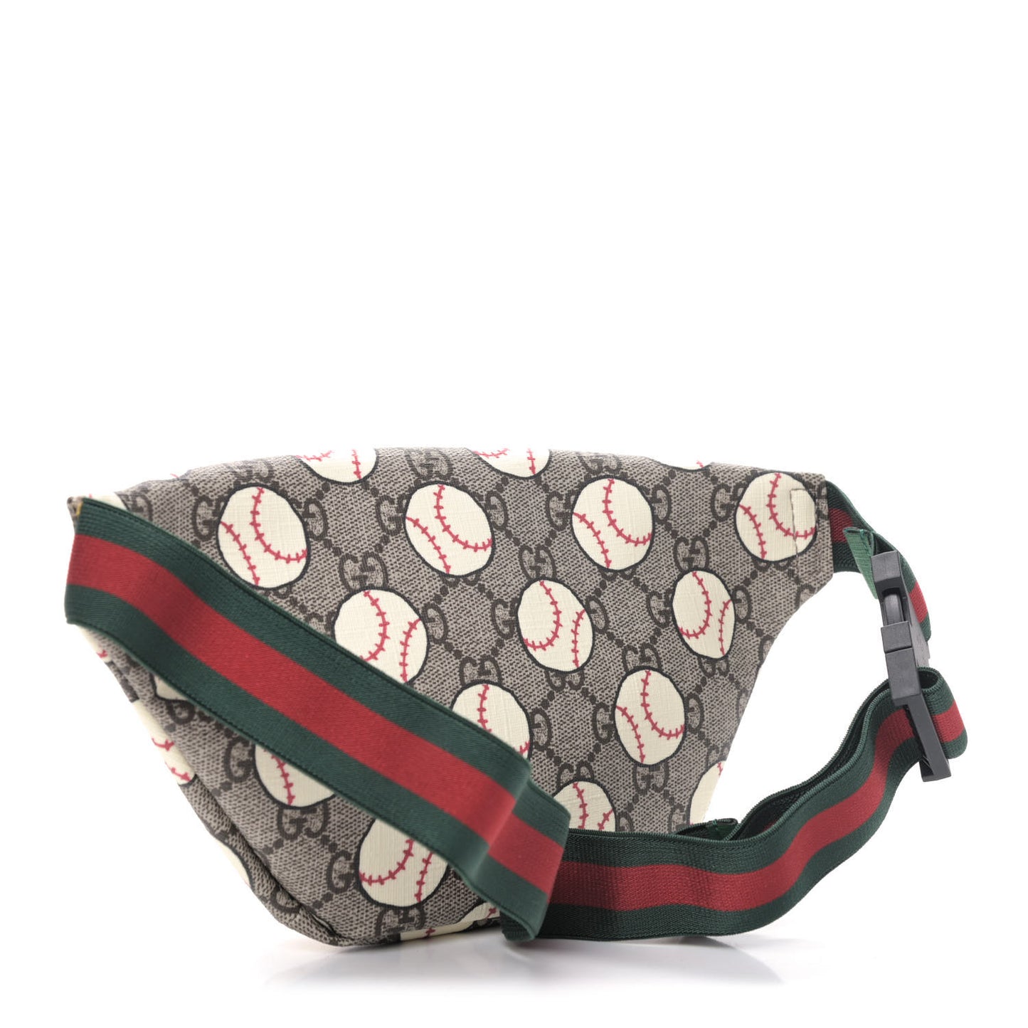 GG Supreme Monogram Baseballs Web Childrens Belt Bag