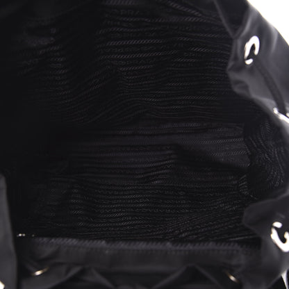 Prada Tessuto Nylon Saffiano Medium Backpack Black 4 of 8