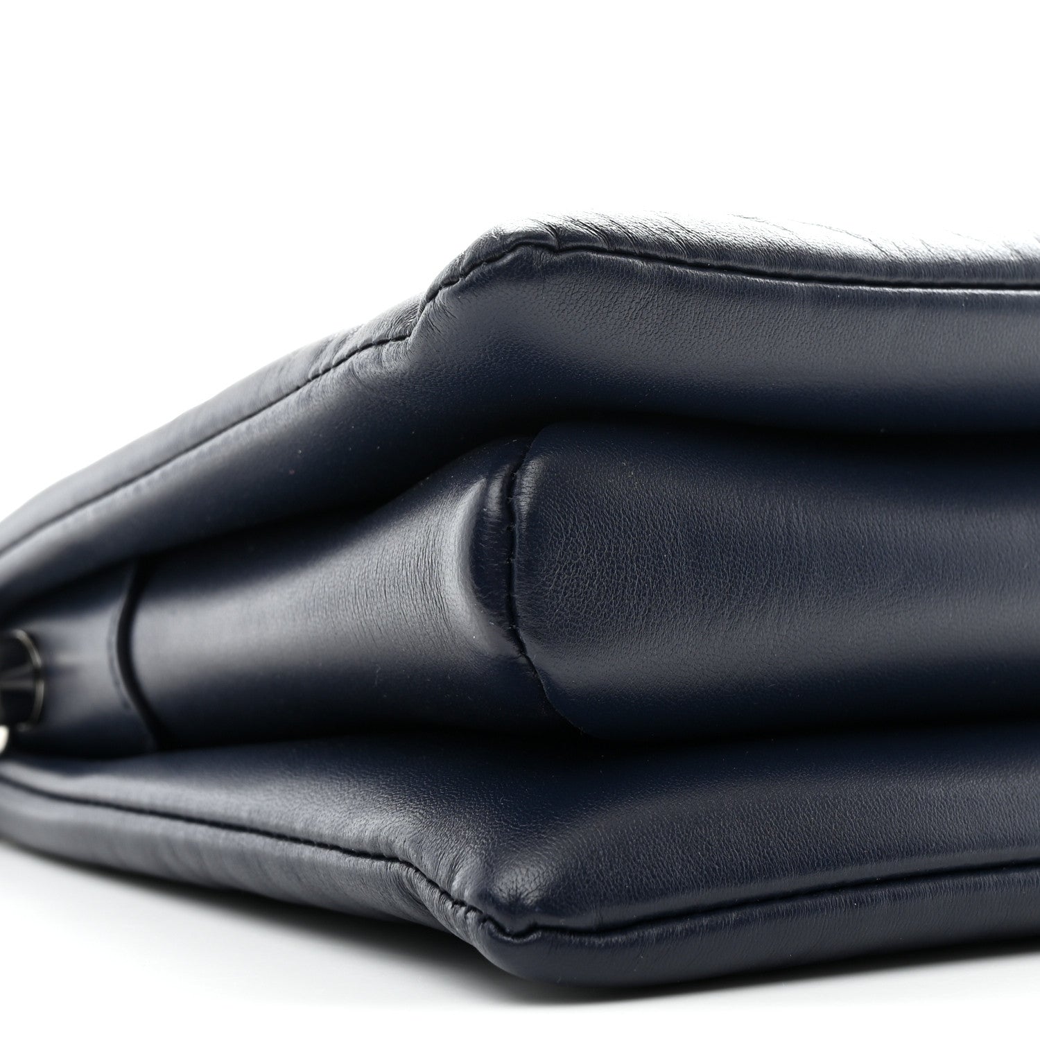Louis Vuitton Lambskin Embossed Monogram Coussin PM Navy 19 of 21