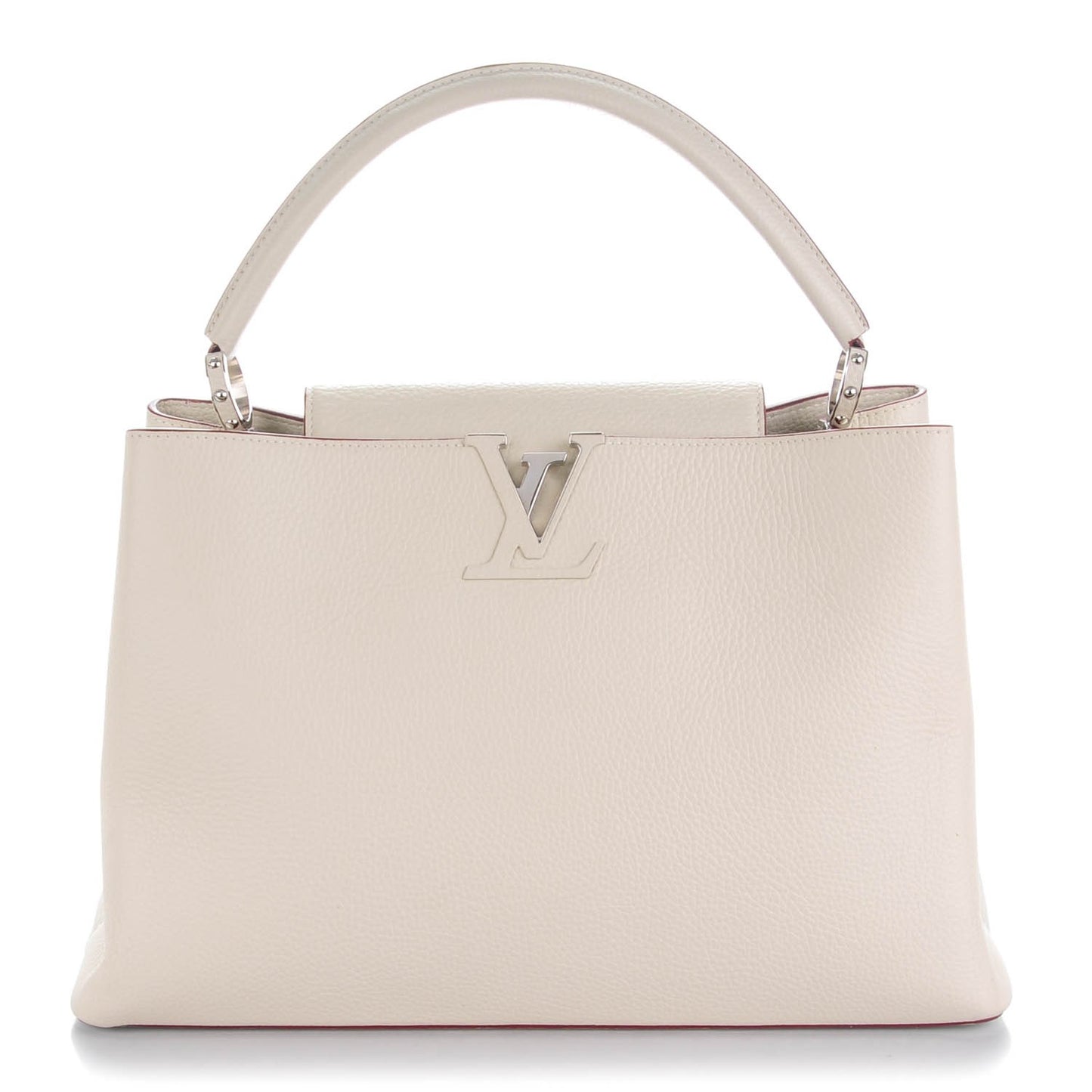 Taurillon Capucines GM Blanc Casse