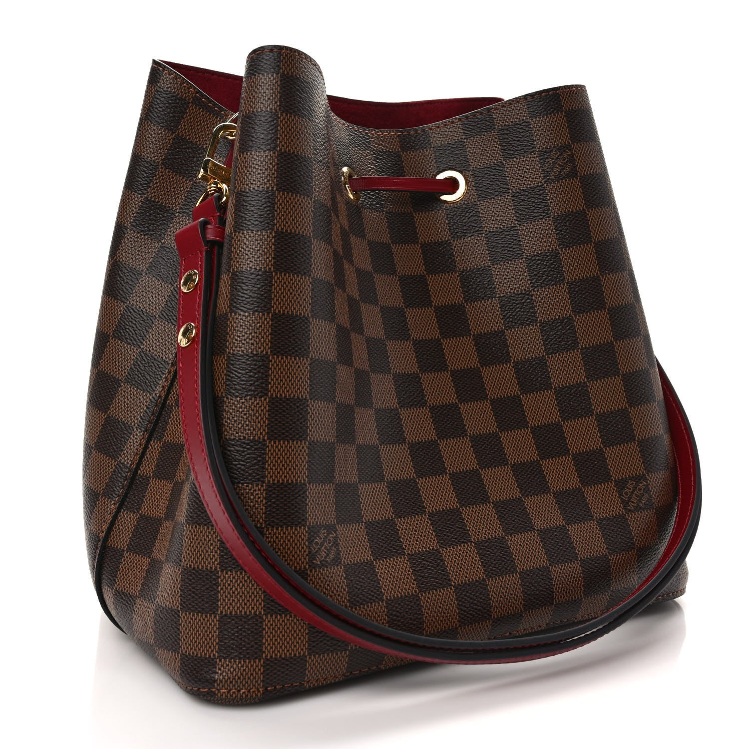 Louis Vuitton Damier Ebene Neonoe MM Cherry Berry 3 of 9