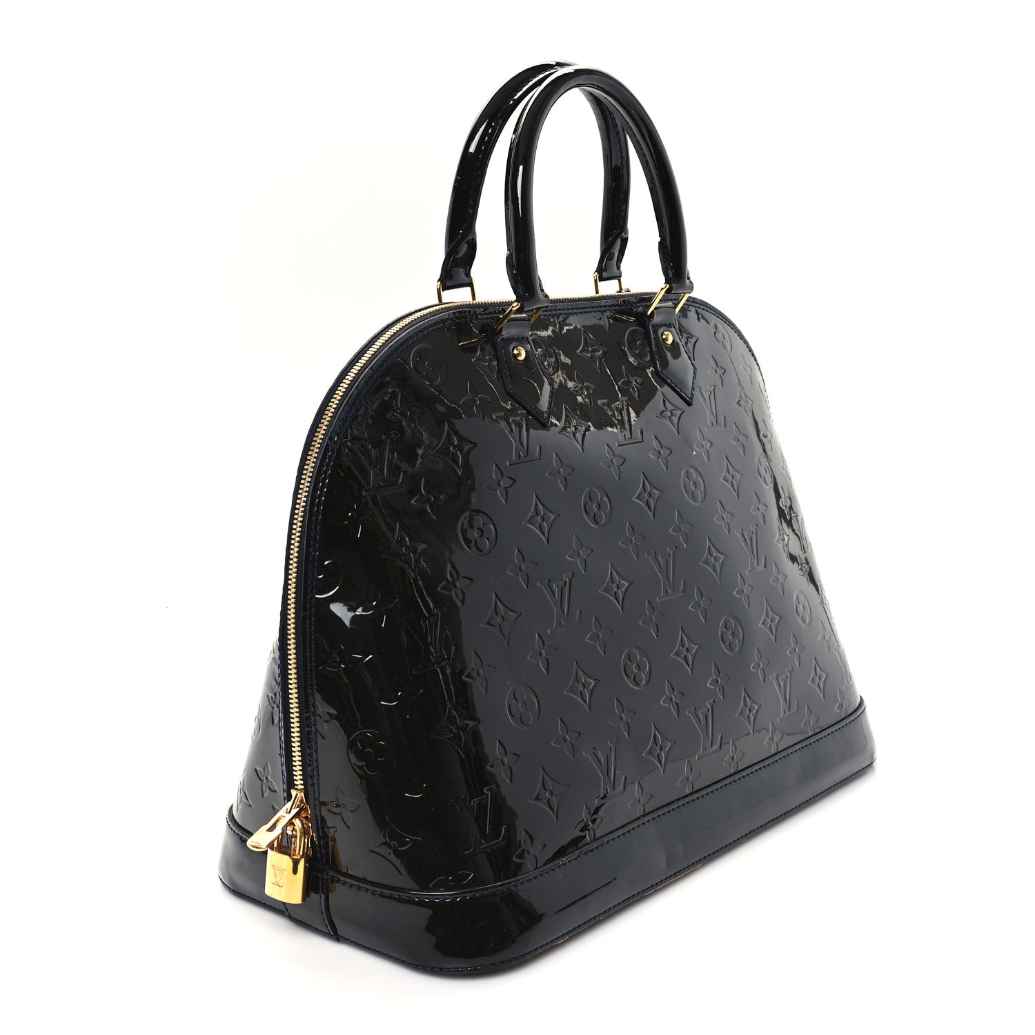 Louis Vuitton Vernis Alma GM Blue Infini 3 of 10