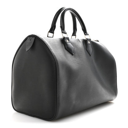 Louis Vuitton Epi Speedy 30 Black 3 of 15