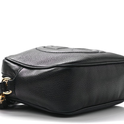 Gucci Pebbled Calfskin Small Soho Disco Bag Black 9 of 12