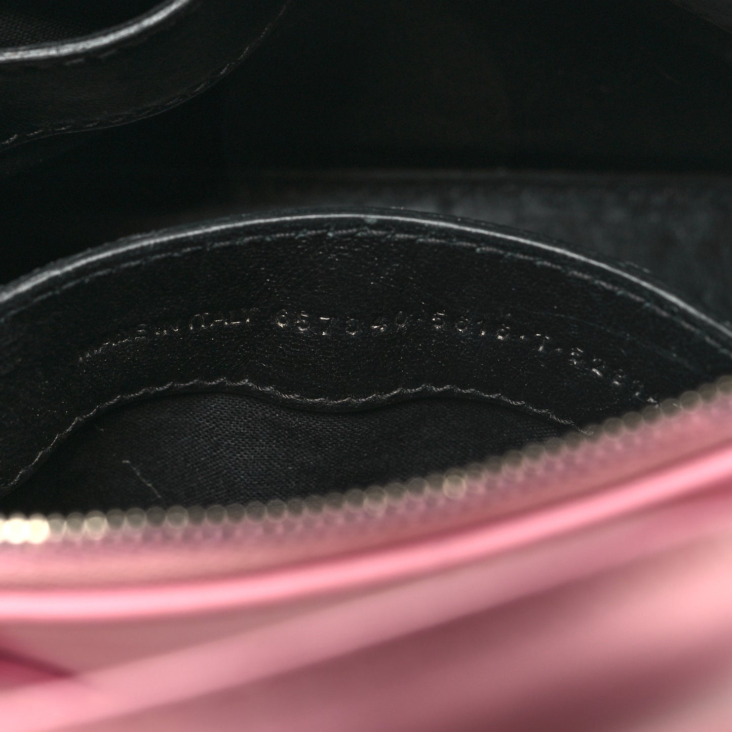 Semi Shiny Calfskin Rivet Crocodile Embossed XXS Ville Top Handle Bag Pink