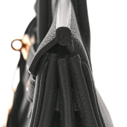 Hermes Togo Birkin 25 Black 11 of 12