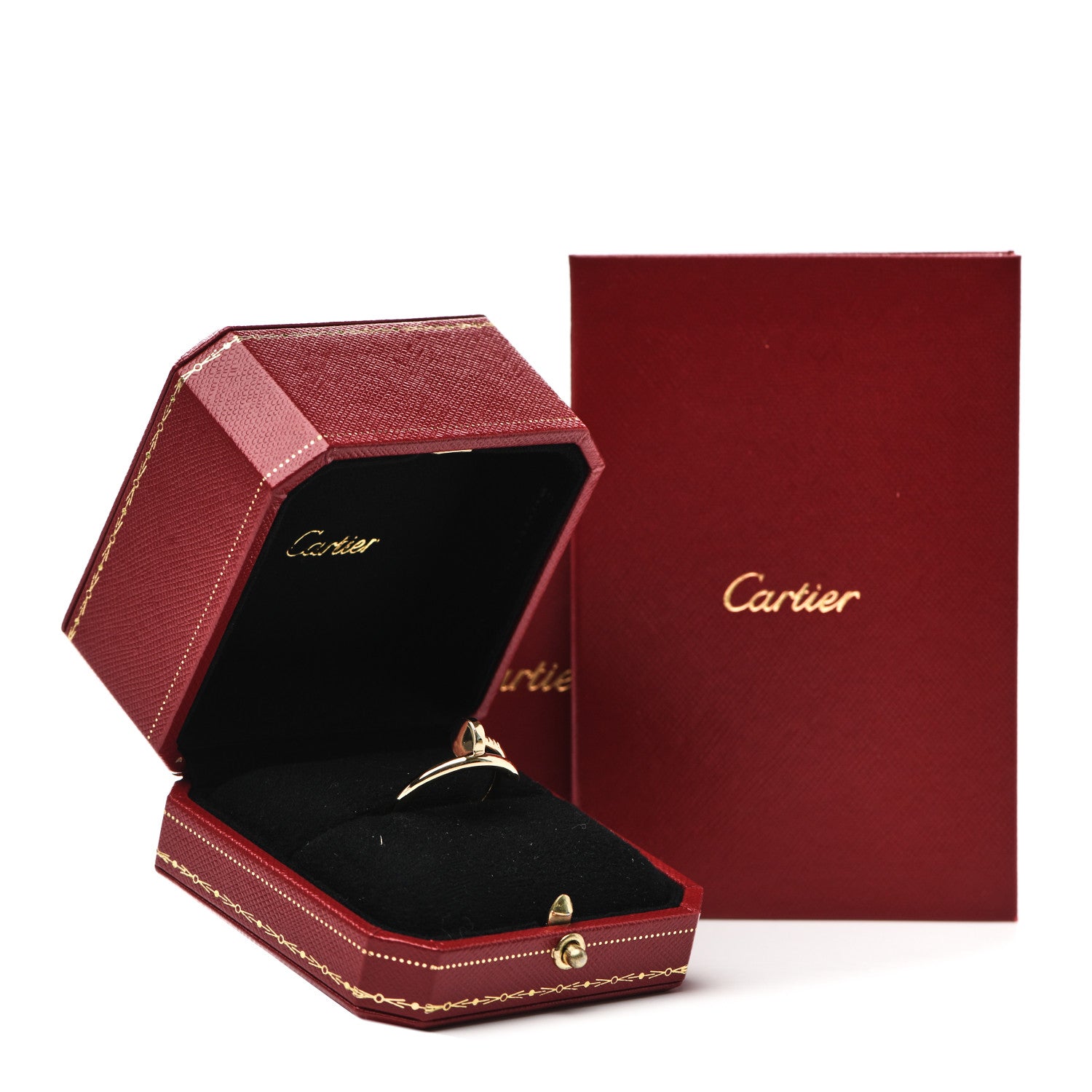 Cartier 18K Yellow Gold Juste Un Clou Ring 58 8.25 6 of 6