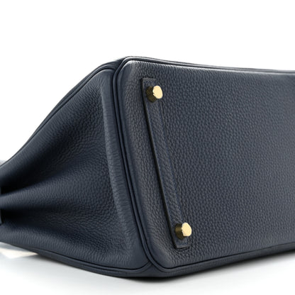 Hermes Togo Birkin 30 Bleu Nuit 9 of 11