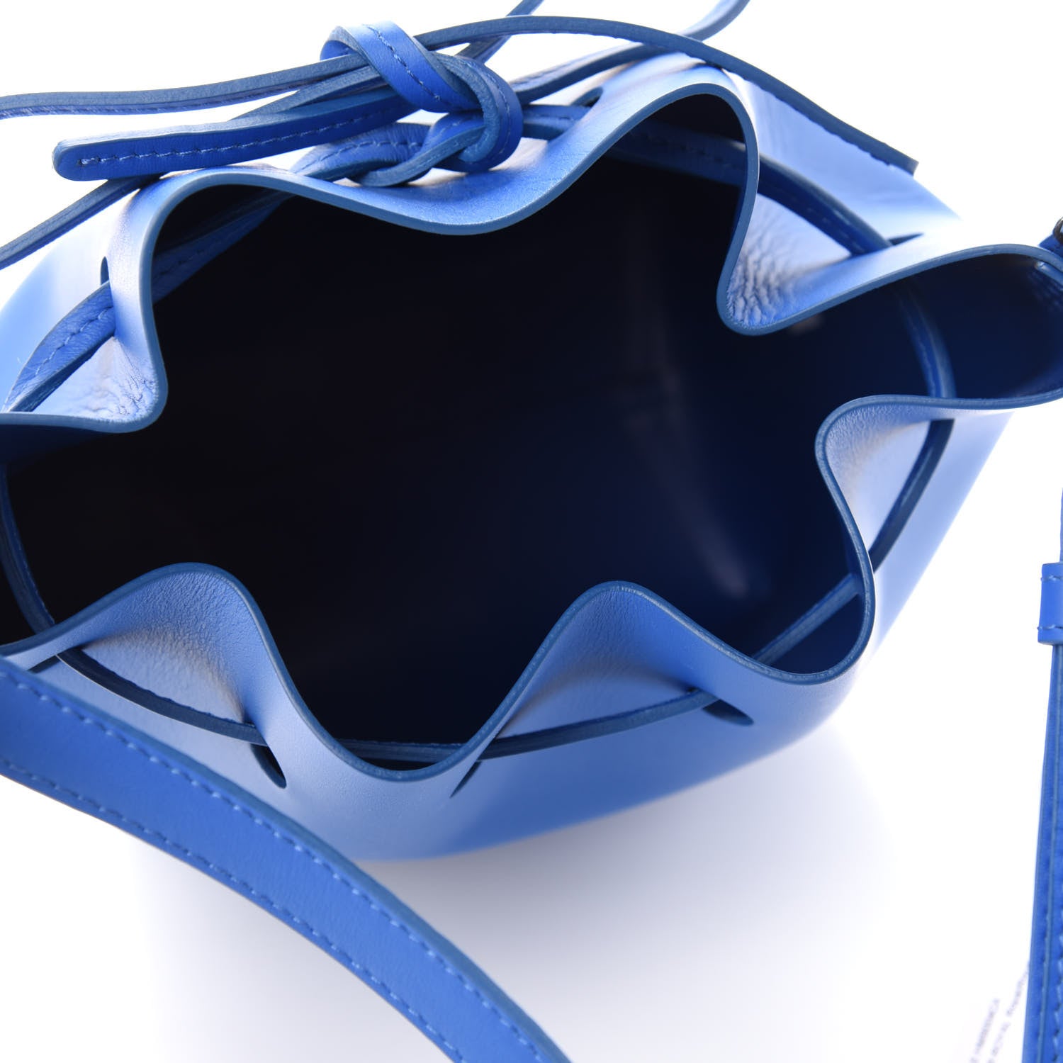 Mansur Gavriel Calfskin Mini Bucket Bag Royal 5 of 10
