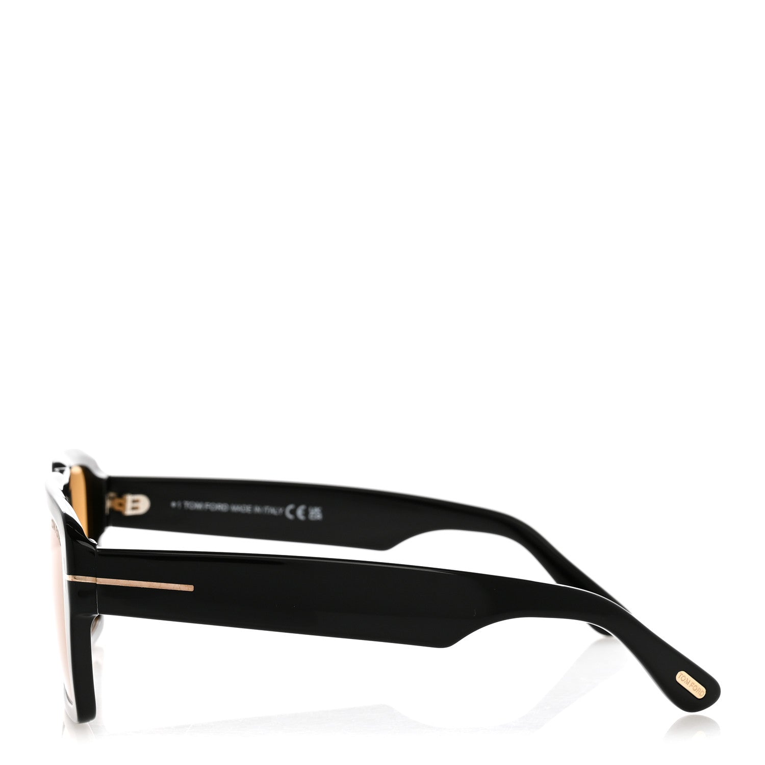 Tom Ford Acetate Redford Sunglasses TF1153 Shiny Black Brown 3 of 9